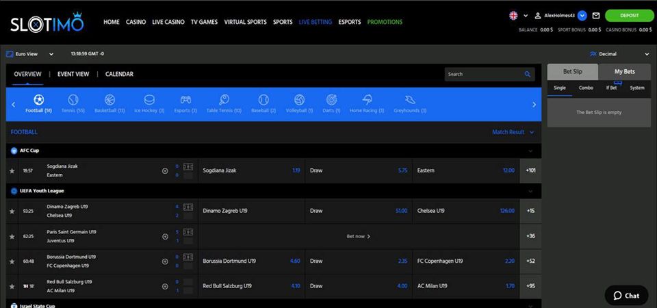 slotimo live betting